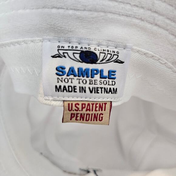 Vintage Notre Dame Bucket Hat 90s White Blue Fighting Irish Retro ND NCAA Fleece - Picture 9 of 9